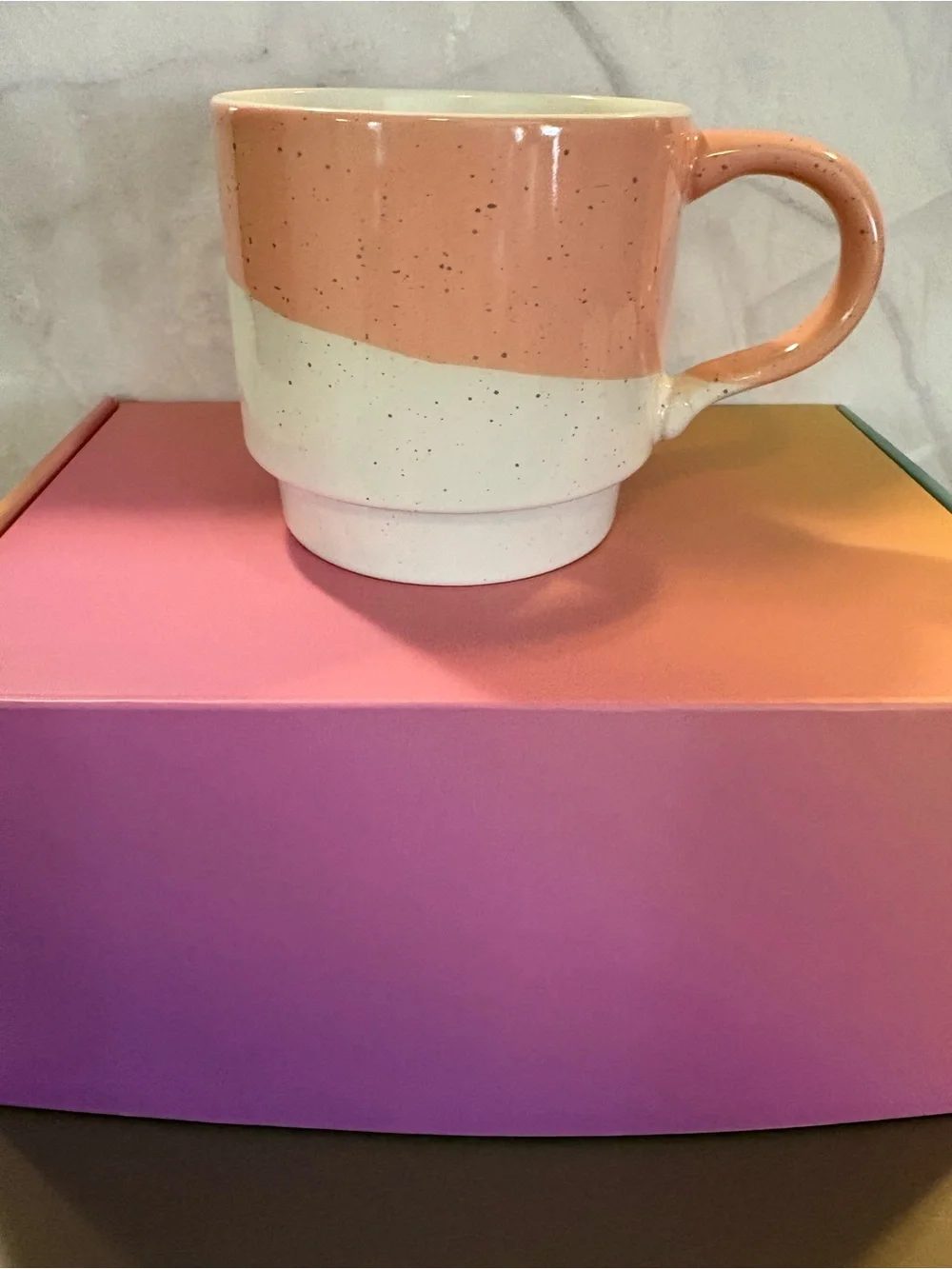 Get It Girl!! Pink and Cream Ceramic Coffee Mug